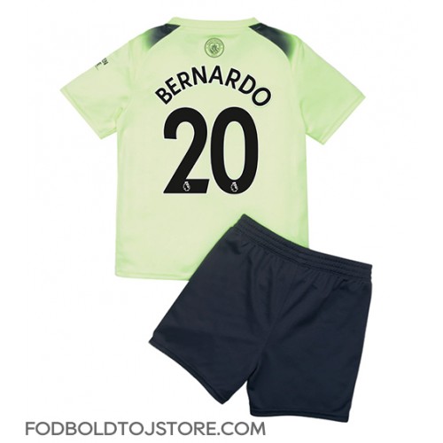 Manchester City Bernardo Silva #20 Tredje sæt Børn 2022-23 Kortærmet (+ Korte bukser)